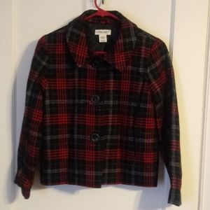 Women's Plaid Blazer
